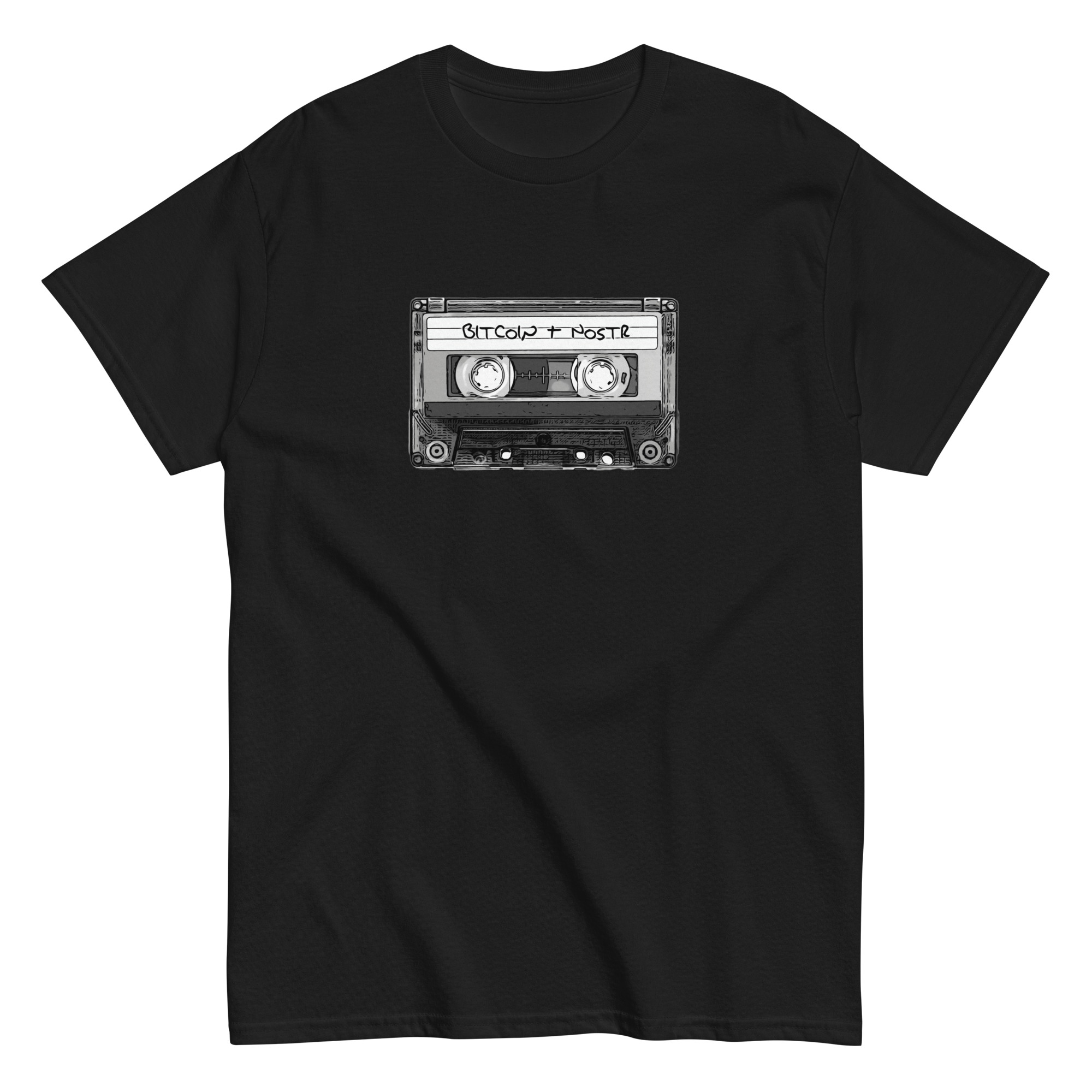 Bitcoin + Nostr Mixtape T-Shirt